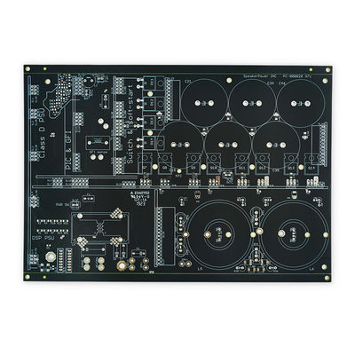 Buen precio Placa de circuito de cobre pesada FR4 4oz Matte Black/blanco del PWB de ENIG en línea