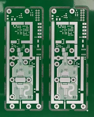 Buen precio 2 capas de PCB de alta frecuencia con material de sustrato cerámico WL-CT338 con una franja de inmersión de 0,55 mm en línea
