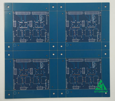 Buen precio Placa de circuito de cobre personalizada de 3 capas con LF HAL y máscara azul para paneles múltiples en línea