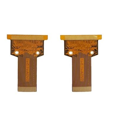 Buen precio 2 película amarilla flexible de la cubierta de la placa de circuito 1oz 0.3m m del PWB de la capa en línea