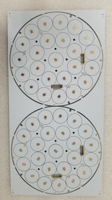 Buen precio 1L placa de circuito de aluminio 1OZ 1.6mm Soldermask Blanco para producto LED inteligente en línea