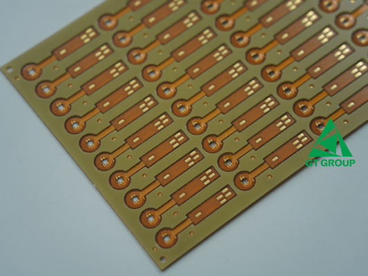 Buen precio 4 capas de placa de PCB flexible de 0,28 mm de material polimídeo 3/3 mil de anchura de línea en línea