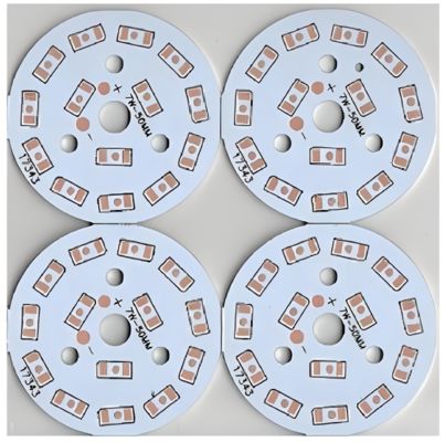 Buen precio Aluminium PCB Board For LED Lighting Solutions With 1OZ White Soldermask en línea