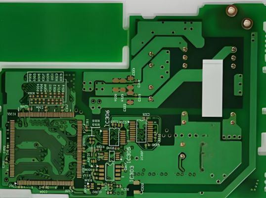 Buen precio PCB de cobre con tecnología Soldermask de enchufe de agujero 0.1mm/0.1mm Min. Ancho de línea/espaciado en línea