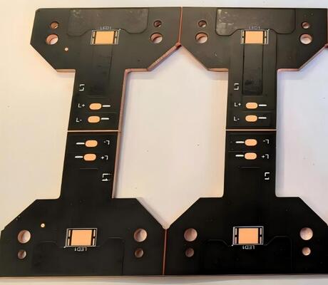 Buen precio 1 capa de cobre con máscara de soldadura negra para aplicaciones de iluminación de PCB en línea