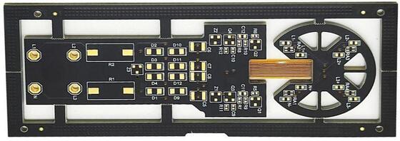 calidad Placa de circuito impreso rígido-flexible con acabado superficial de inmersión en oro fábrica